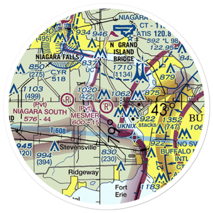 Mesmer Airport (NY49) VFR Sectional Sticker (20 mile)