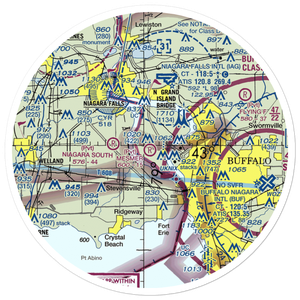 Mesmer Airport (NY49) VFR Sectional Sticker (30 mile)