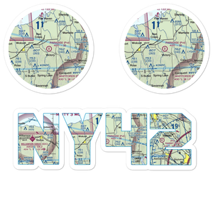 Paradise Airport (NY42) VFR Sectional Sticker Pack