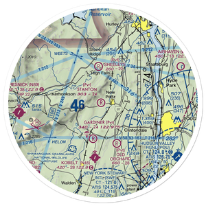 Stanton Airport (NY35) VFR Sectional Sticker (30 mile)