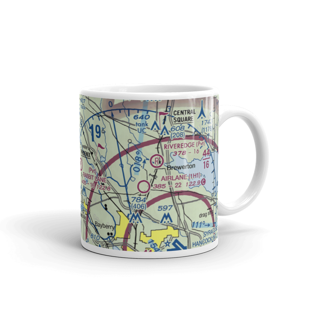 Rabbit Lane Airport (NY31) VFR Sectional  Mug 