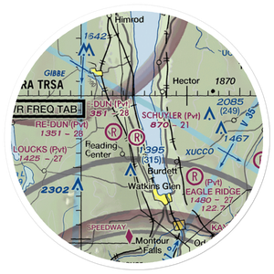 Schuyler Airport (NY29) VFR Sectional Sticker (20 mile)