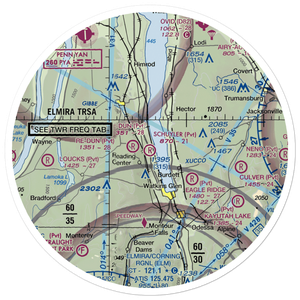 Schuyler Airport (NY29) VFR Sectional Sticker (30 mile)