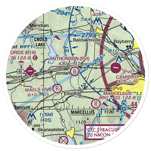 Anthonson Airport (NY28) VFR Sectional Sticker (20 mile)