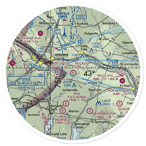 Sky-Ranch Airport (NY26) VFR Sectional Sticker (30 mile)
