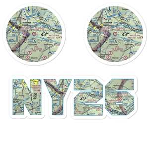 Sky-Ranch Airport (NY26) VFR Sectional Sticker Pack