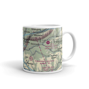 F&F Airpark Airport (NY25) VFR Sectional  Mug