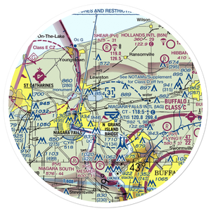 Taylor Johnson Airport (NY24) VFR Sectional Sticker (30 mile)