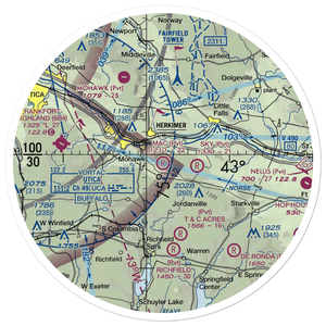 MAC Airport (NY23) VFR Sectional Sticker (30 mile)