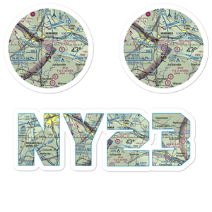 MAC Airport (NY23) VFR Sectional Sticker Pack