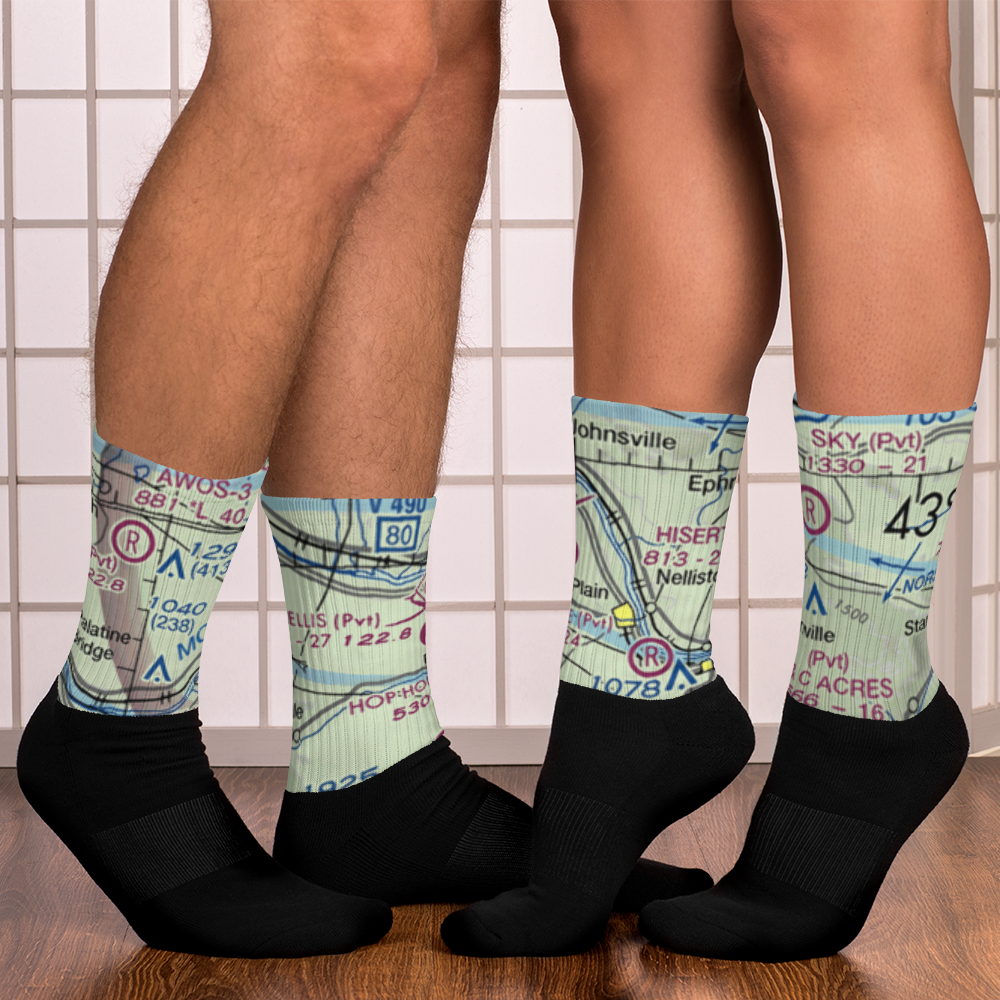 Nellis Field (NY20) VFR Sectional Socks 