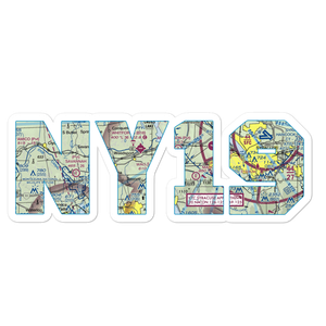Walls Airport (NY19) VFR Sectional Sticker