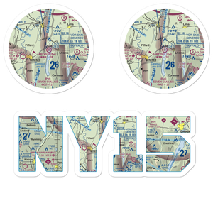 Lakeville Airport (NY15) VFR Sectional Sticker Pack