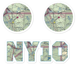 Duflo Airport (NY10) VFR Sectional Sticker Pack