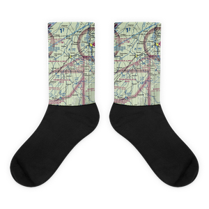 Hurlbut Field (NY07) VFR Sectional Socks