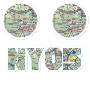 Hogan Airport (NY05) VFR Sectional Sticker Pack