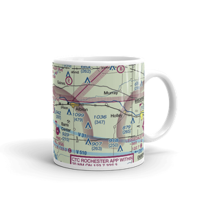 Knowlesville Airport (NY01) VFR Sectional  Mug