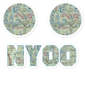 Basher Field (NY00) VFR Sectional Sticker Pack