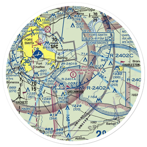 Cole Landing Zone Airport (NX01) VFR Sectional Sticker (30 mile)