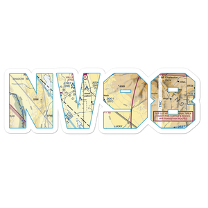Caas Airport (NV98) VFR Sectional Sticker
