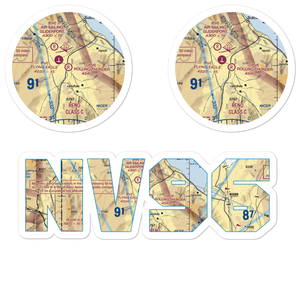 Rolling Thunder Airport (NV96) VFR Sectional Sticker Pack