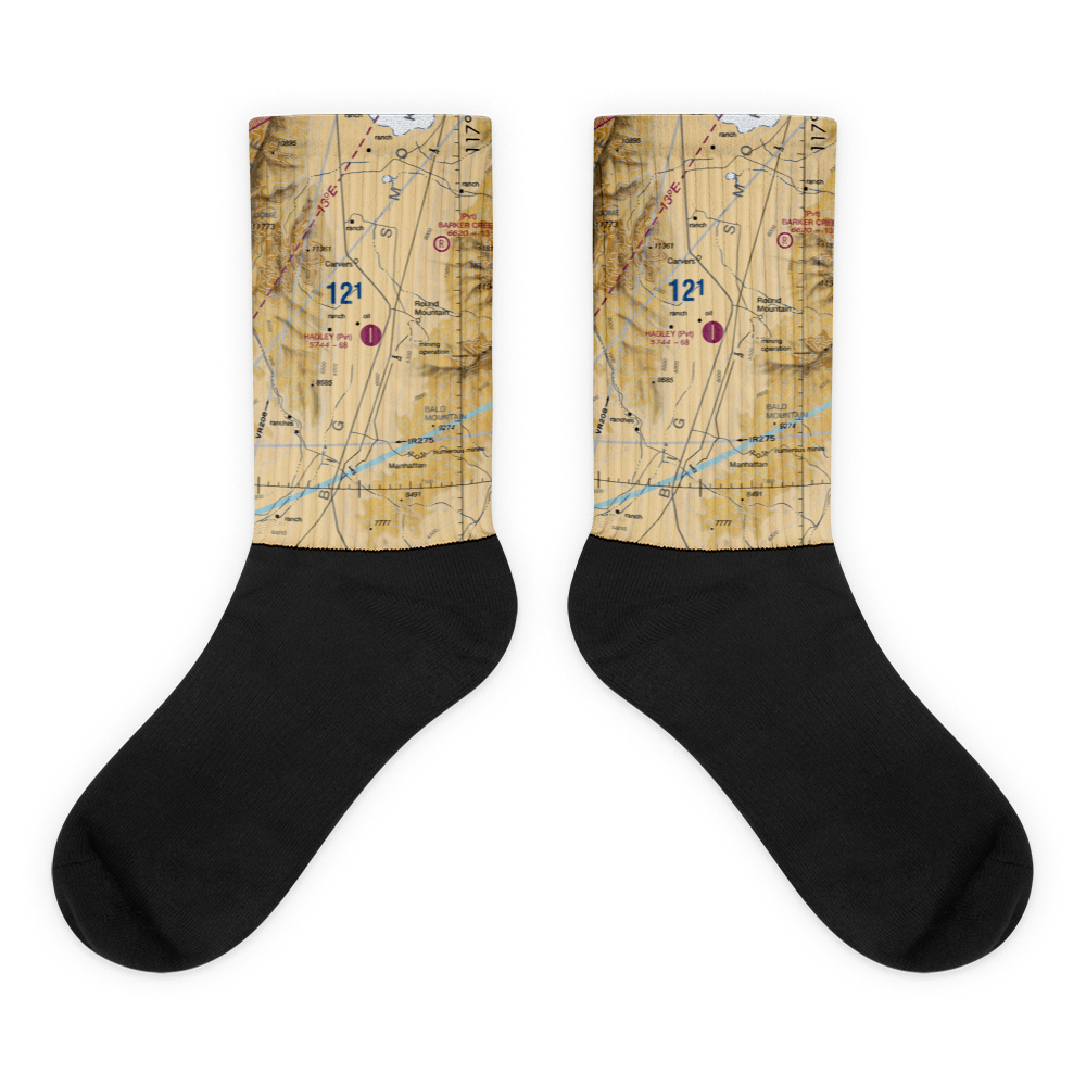 Hadley Airport (NV83) VFR Sectional Socks 