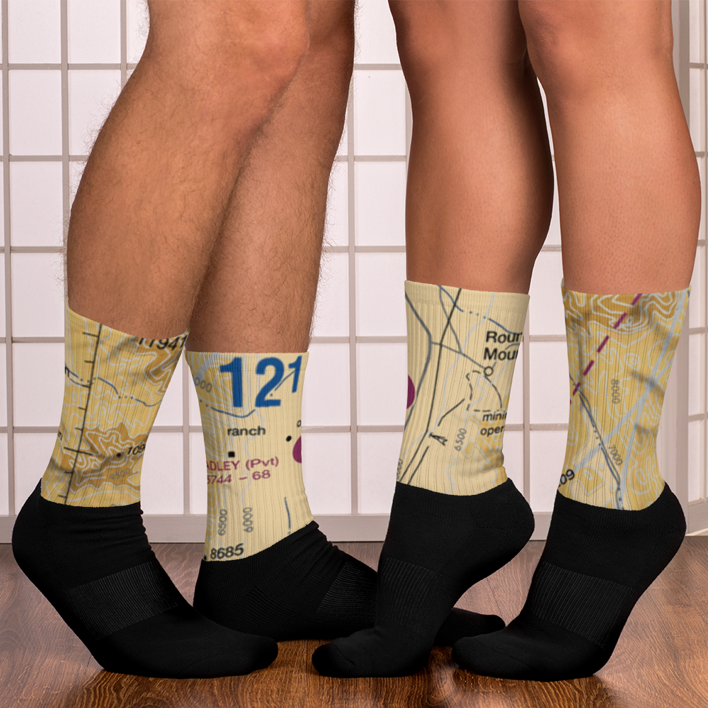 Hadley Airport (NV83) VFR Sectional Socks 