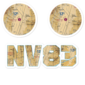 Hadley Airport (NV83) VFR Sectional Sticker Pack
