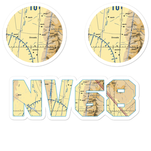 Pine Grove Airport (NV68) VFR Sectional Sticker Pack