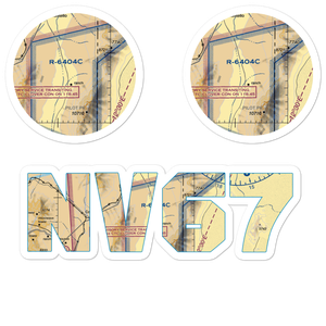 Pilot Creek Ranches Airport (NV67) VFR Sectional Sticker Pack