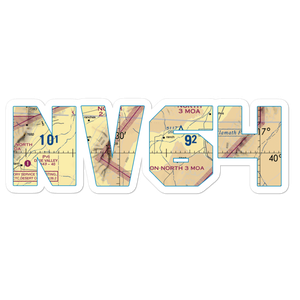 Swanson Ranch 3 Airport (NV64) VFR Sectional Sticker