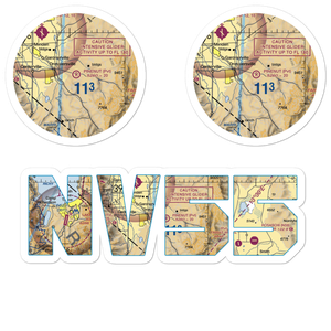 Pinenut Airport (NV55) VFR Sectional Sticker Pack