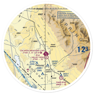 Flying S Ranch Ultralightport (NV54) VFR Sectional Sticker (30 mile)