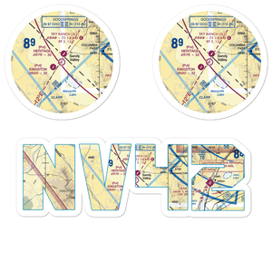 Heritage Airport (NV42) VFR Sectional Sticker Pack
