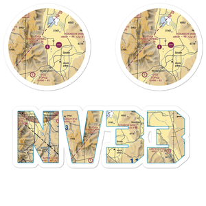 Farias Wheel Airport (NV33) VFR Sectional Sticker Pack