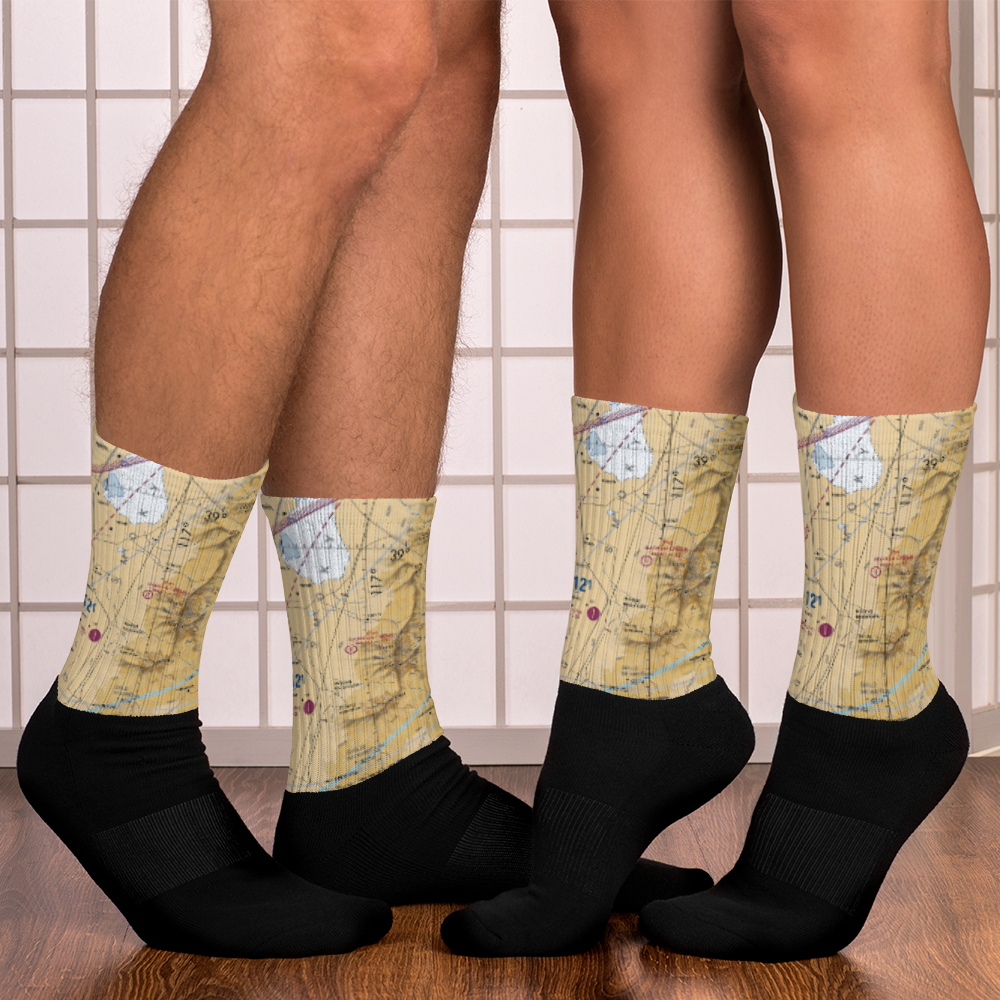 Barker Creek Ranch Airstrip (NV31) VFR Sectional Socks 