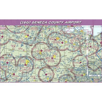 Seneca County Airport (16G) VFR Sectional Water Bottle