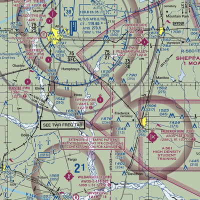 Tipton Municipal Airport (1O8) VFR Sectional  Gaming Mouse Pad