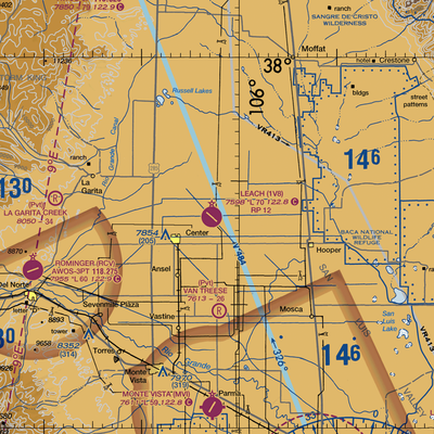 Leach Airport (1V8) VFR Sectional  Gaming Mouse Pad