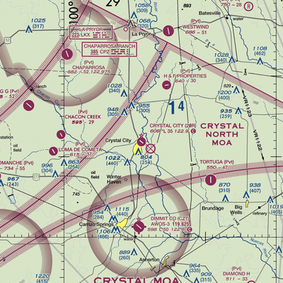 Crystal City Municipal Airport (20R) VFR Sectional  Gaming Mouse Pad