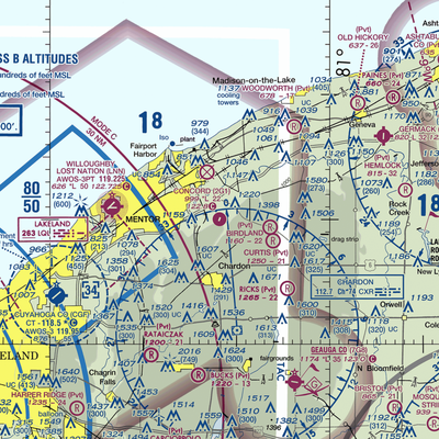 Concord Airpark (2G1) VFR Sectional  Gaming Mouse Pad