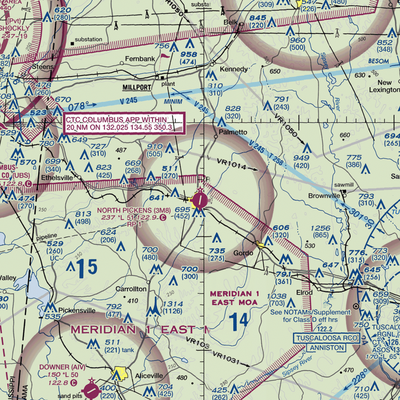 North Pickens Airport (3M8) VFR Sectional  Gaming Mouse Pad