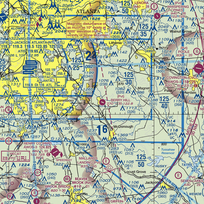 Berry Hill Airport (4A0) VFR Sectional  Gaming Mouse Pad