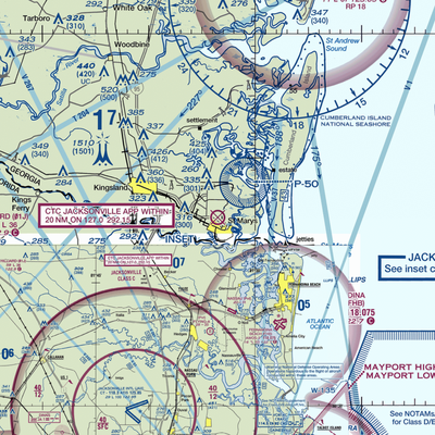 St Marys Airport (4J6) VFR Sectional  Gaming Mouse Pad