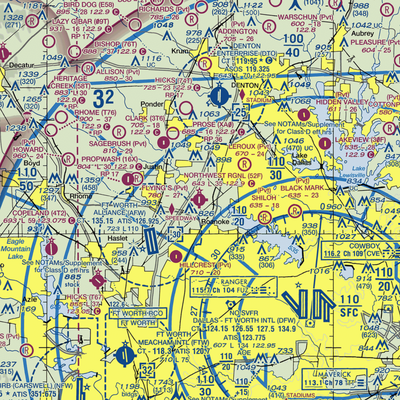 Northwest Regional Airport (52F) VFR Sectional  Gaming Mouse Pad