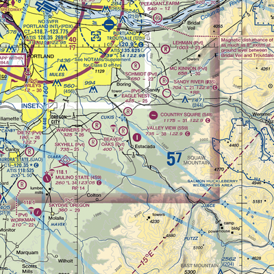 Valley View Airport (5S9) VFR Sectional  Gaming Mouse Pad