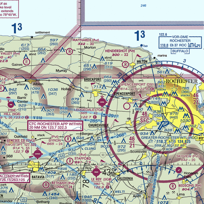 Ledgedale Airpark (7G0) VFR Sectional  Gaming Mouse Pad