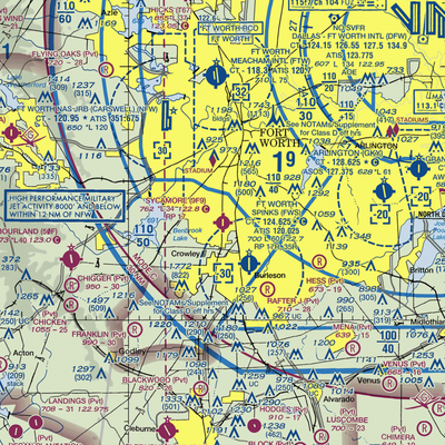 Sycamore Strip (9F9) VFR Sectional  Gaming Mouse Pad