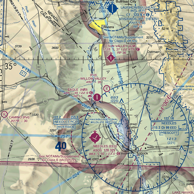 Eagle Airpark (A09) VFR Sectional  Gaming Mouse Pad