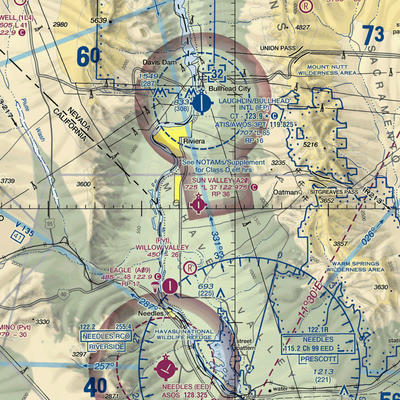 Sun Valley Airport (A20) VFR Sectional  Gaming Mouse Pad